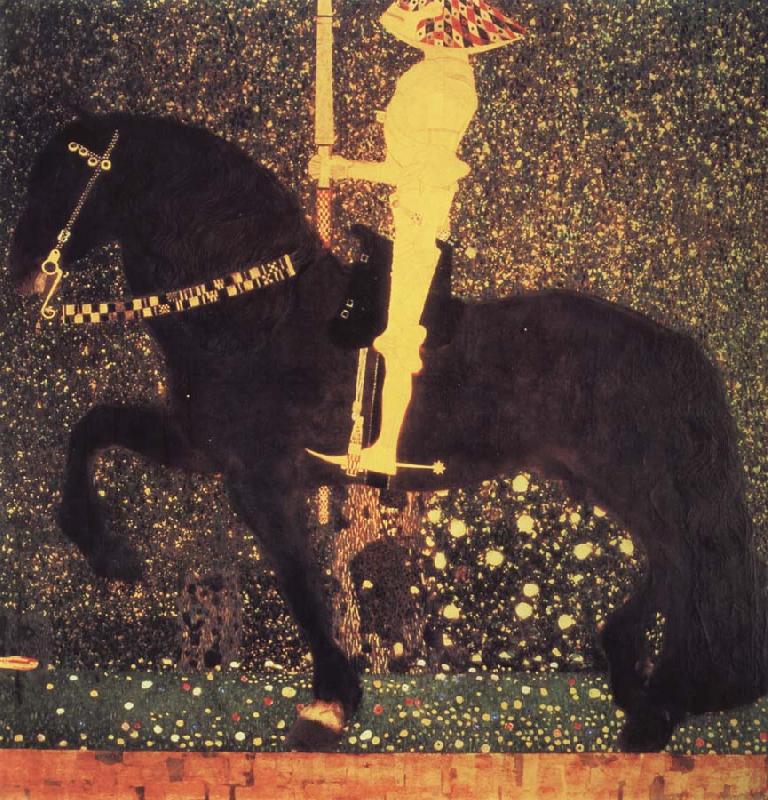 Gustav Klimt The golden knight Norge oil painting art